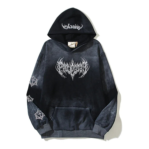 Men's Custom Design Hoodie Streetwear Fashion Baggy with Logo Embroidery Men's Casual Hoodie with Oversized Style - Product Image 1