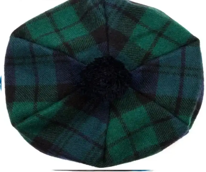 Topi Balmoral Scottish untuk topi pakaian desain baru topi Skotlandia harga grosir Skotlandia Glengarry harga murah topi Tartan Tammy