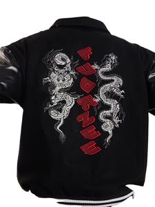 Fabricante superior bordado hombres último diseño Letterman chaqueta de invierno ropa de calle Hip Hop Letterman chaqueta - Product Image 5