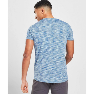 Camiseta deportiva de entrenamiento personalizada de alta calidad para hombre, camiseta gráfica de gran tamaño de punto de peso pesado, estampado de estilo Formal - Product Image 4