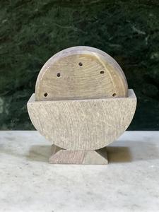 Handmade Elephant Design Agate Soapstone <b>Marble</b> <b>Coaster</b> Set Polished 6 Plates & 1 Holder for Milk Coffee Tea Very Low Price - Product Image 5