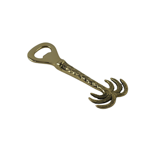 Décapsuleur artisanal en laiton doré brillant, design ananas en relief, accessoires pour vin et bar, dernière arrivée, luxe royal - Product Image 4