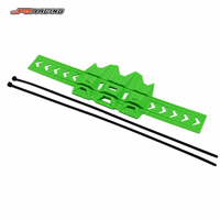 Protection thermique universelle pour tuyau d'échappement de moto avec attaches zippées pour moto tout-terrain, motocross, enduro