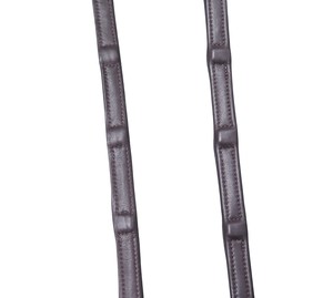 Durable Soft Leather 16 MM Soft <b>Rubber</b> Reins W/hand <b>Stopper</b> & Martingale <b>Stopper</b> Available in Cheap Price Soft Leather Reins - Product Image 4