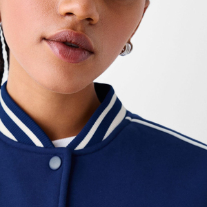 Fabricante al por mayor de alta calidad Letterman Jacket mujer Custom Vintage Streetwear Winter Blank Varsities Jacket - Product Image 6