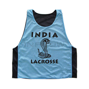 Uniforme de football américain Pinnies Custom Design Lacrosse Jersey Best Selling 100% Polyester Lacrosse Jersey - Product Image 5