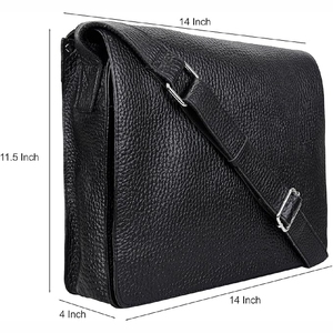 Sac de bureau en cuir véritable pour hommes à bas prix sac en cuir OEM d'affaires de haute qualité Logo personnalisé - Product Image 2