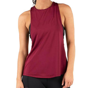 Camiseta sin mangas de alta calidad 2024 para mujer, Material de algodón y poliéster 100%, camisetas sin mangas de algodón transpirables de venta superior para ropa de gimnasio para mujer - Product Image 4