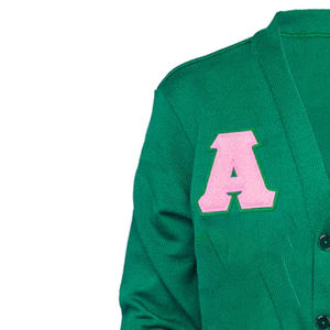 Top Quality AKA V Neck <b>Cardigan</b> Acrylic <b>Long</b> Sleeve <b>Cardigan</b> for Knitted Casual Winter <b>Sweaters</b> Button Fraternities Sorority - Product Image 5