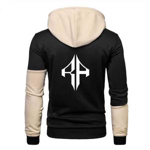 เสื้อฮู้ดสวมหัวแขนยาวสำหรับผู้ชายผ้าคอตตอนพิมพ์ลายซิลค์สกรีน100% วัสดุผ้าคอตตอนคุณภาพสูงออกแบบโลโก้ได้ตามต้องการ - Product Image 3