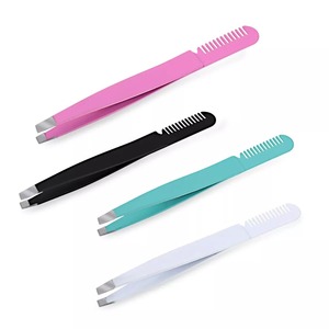 Ensemble de pinces à sourcils en acier inoxydable, vente en gros - Product Image 2