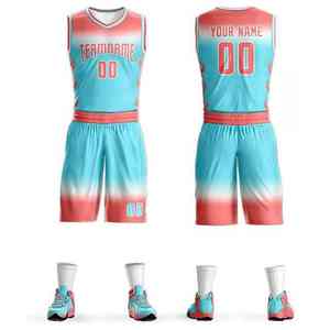 Uniforme de basket-ball personnalisé unisexe à prix raisonnable sublimation nouveau design imprimé uniforme de basket-ball uniforme de sport - Product Image 1