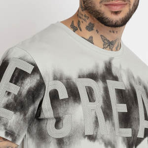 Taille régulière couleur unique ombre légère T-Shirt pour hommes Slim Fit Offre Spéciale coton fait hommes T-Shirt - Product Image 6