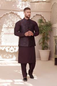 Chaleco Étnico Cultural sin Mangas para Hombre, Transpirable, 100% Algodón Orgánico, Multibolsillos, Venta al Por Mayor para Exportación - Product Image 2