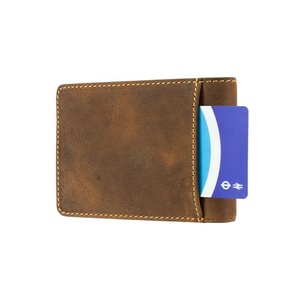 Portefeuille en cuir pour hommes, porte-cartes de visite Offre Spéciale Design personnalisé, petits portefeuilles en cuir véritable faits à la main LWM-0074 - Product Image 4