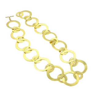 Collier en argent sterling 92,5 avec cercles entrelacés, chaîne fine de 20 pouces, style tendance, plaqué rhodium, pour mariage, fiançailles, fête - Product Image 2