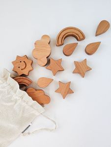 Juguete de Madera Moderno para Niños, Juguete Minimalista y Elegante que Combina con la Estética y Decoración Contemporánea del Hogar - Product Image 4