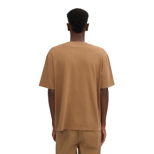 Camiseta Extra Grande para Hombre, 220g, Algodón Ligero y Transpirable, Cuello Redondo Informal de Verano, Logotipo Frontal Personalizado, Fabricante OEM de Marca Privada - Product Image 4