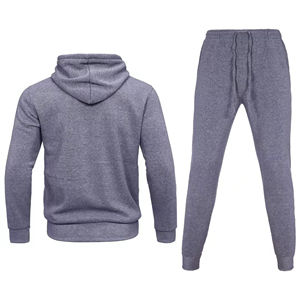 2025 vente en gros en vrac hommes décontracté solide vêtements de course personnalisé vierge polaire survêtement ensembles Logo respirant hiver survêtement - Product Image 5