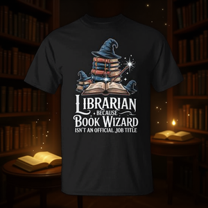 Maglietta da Bibliotecario per Amanti dei Libri e per Chi Non Vuole Titoli Ufficiali - Product Image 3