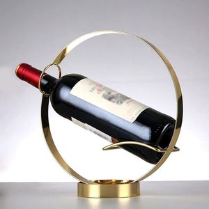 Support à bouteilles en fer contemporain au design moderne pour un rangement élégant et un accès facile aux bouteilles - Product Image 6