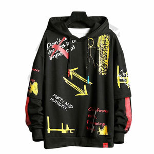 Heavy Weight French Terry Oversized Zip up Hoodie DTG Print Acid Washed Hoodie Hombres Double Hood Boxy Oversized Hoodie para hombres - Product Image 3