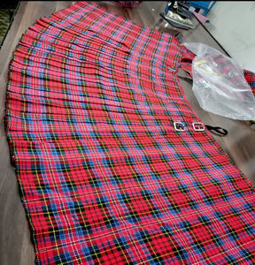 2025 Wholesale Top Quality Cool Oem Scottish <b>Tartan</b> Kilt Traditional Highland Dress <b>Skirt</b> for Men Women - Product Image 6