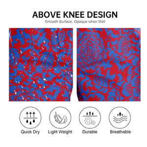 Short de natation pour hommes 2 en 1 au design personnalisé en stock vente en gros de planche de surf - Product Image 3