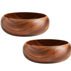 Cuenco de madera de mango de mesa de alta calidad, cuenco de madera hecho a mano para servir, comprar a exportadores indios - Product Image 3