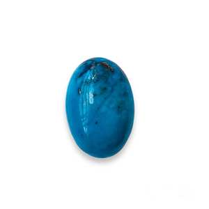 Cabujón ovalado turquesa azul Natural 25x17x11MM Tamaño de 15,20 quilates Piedra preciosa suelta genuina para uso de joyería a precio mayorista - Product Image 1
