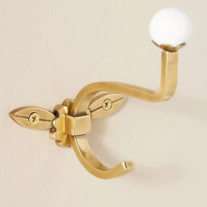 Gancho de pared de aluminio fundido funcional duradero para organización de entrada, almacenamiento de baño y accesorios de pared de cocina - Product Image 1