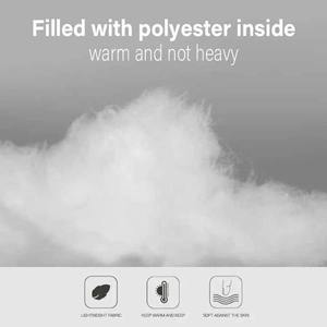 Veste longue décontractée d'hiver pour hommes, doudoune de sport noire imperméable avec capuche, fermeture à glissière, caractéristique respirante - Product Image 3