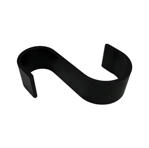 Gancho en forma de S de aleación de aluminio anodizado negro versátil Serie 6000 para cocina dormitorio almacenamiento doblado corte soldadura incluida - Product Image 5