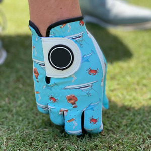 Gants de golf respirants en cuir de mouton véritable personnalisables de haute qualité pour hommes et femmes Logo personnalisé pour le sport - Product Image 2