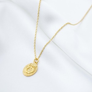 Collar con Colgante Ovalado Liso con Diseño de Búho, Chapado en Oro de 22K, Hecho a Mano en Turquía, Venta al por Mayor, Joyería de Plata de Ley 925 - Product Image 2