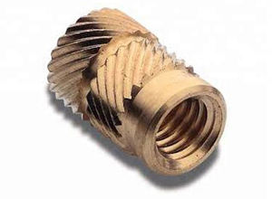 Inserto de latón en miniatura de precisión con diseño moleteado para un ajuste seguro y larga durabilidad a bajo precio - Product Image 6