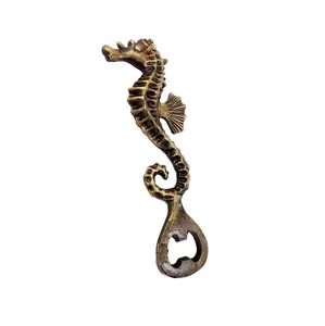 Brass Sea Horse Design bottle Opener In Vintage Finished New Look Metal Bottle Opener In Wholesale price For Bottle Opening