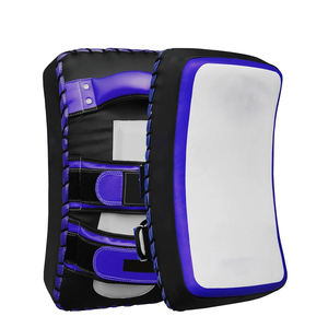 Protectores de patada hechos a medida de alta calidad, precios al por mayor, almohadillas de Kick Boxing Muay Thai hechas con cuero de vaca genuino - Product Image 4