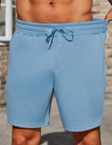 <b>Mens</b> <b>Lounge</b> Sweat <b>Shorts</b>, Casual Elastic Waist Gym Workout <b>Shorts</b> with Drawstring - Product Image 4