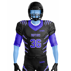 Vente en gros de maillots et de pantalons de football américain Logos d'équipes en tissu respirant Tops de football américain Maillot de football américain - Product Image 4