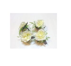 Anneaux de serviette en or de qualité supérieure anneaux de serviette en métal ronds de serviette ensemble de 4 pour mariage, fête de réglage de table - Product Image 1