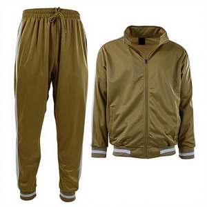 Conjunto Deportivo Personalizado para Niños y Hombres, Chaqueta con Cremallera Sublimada para Fútbol, 100% Poliéster - Product Image 1