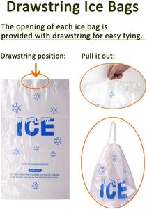 Rouleau de sacs de glace en plastique polyvalent du fabricant Le plastique provient du Vietnam OEM Besoins personnalisés avec les meilleurs pr - Product Image 5