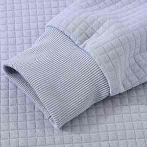 Tamaños personalizados/colores sudaderas con capucha de gofres térmicos impresas a granel 100% algodón ecológico Otoño/Invierno grueso clima frío con capucha - Product Image 5