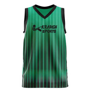 Nouveauté, maillot de basket-ball imprimé par sublimation, matière à séchage rapide, couleur unie, service OEM, maillot de basket-ball - Product Image 1