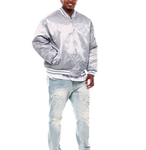 2025 Bomber blanc et noir veste en cuir sur mesure Designers vestes pour hommes produits de Offre Spéciale en différentes couleurs - Product Image 4