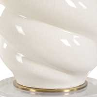 Lampe de table en céramique d'argile minimaliste