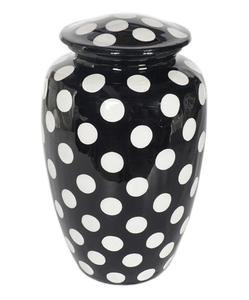 Urne de crémation en métal peint en brillant de style américain pour cendres adultes Urnes commémoratives colorées pour adultes - Product Image 4