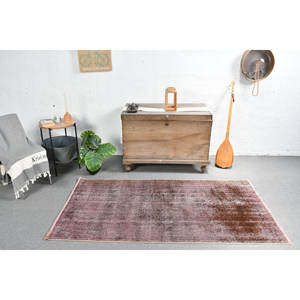 Tapis turc vintage marron moderne 3.3X6,3 pieds Grande surface Rectangle classique Patchwork Design Laine Latex pour couloir Tapis de chambre - Product Image 1