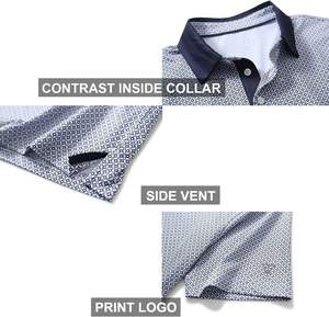 Polos informales de alta calidad OEM a precio de fábrica para hombre, Polo bordado transpirable de secado rápido a granel para Polo personalizado - Product Image 4